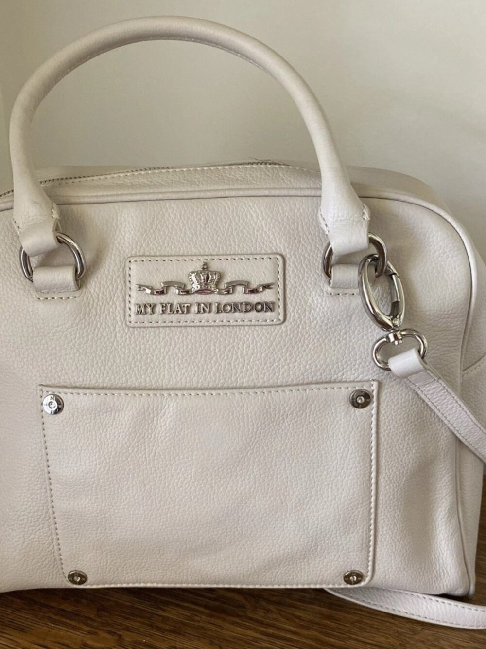Brighton Purse My Flat in London White Ivory Cream